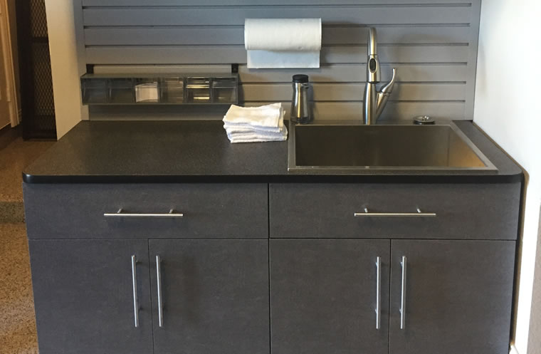 Workbench With Sink Garaginization, Sink In Garage Worth It